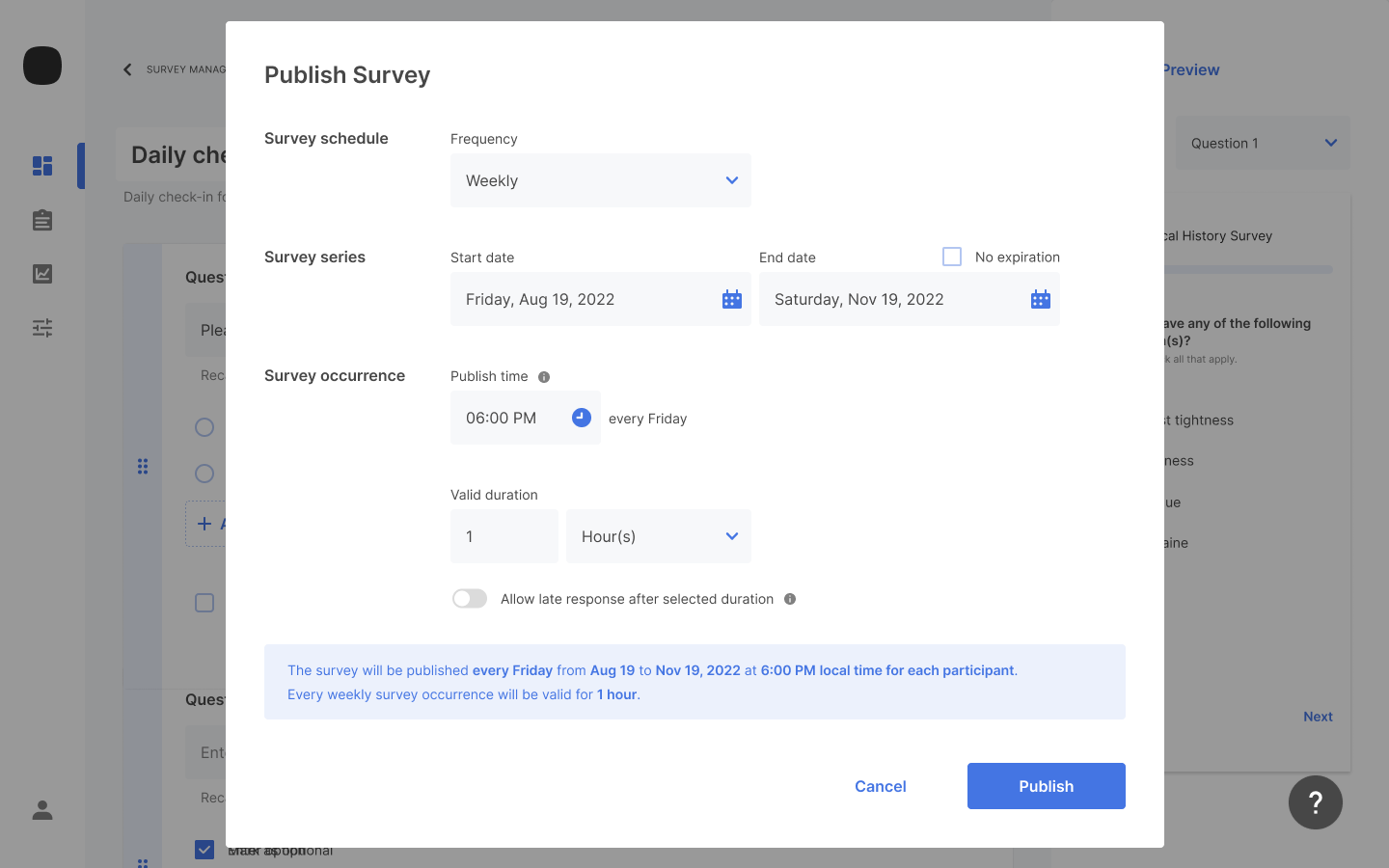 publishing-a-survey